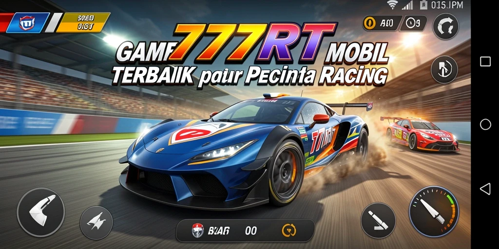 Tampilan gameplay seru balap mobil di 777RT