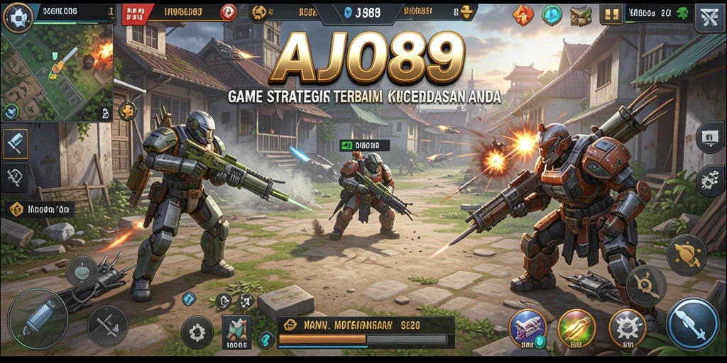 Tampilan gameplay AJO89 yang menarik dan strategis.