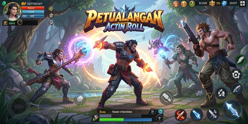 Tangkapan layar gameplay COO77 menampilkan aksi pertarungan yang mendebarkan.
