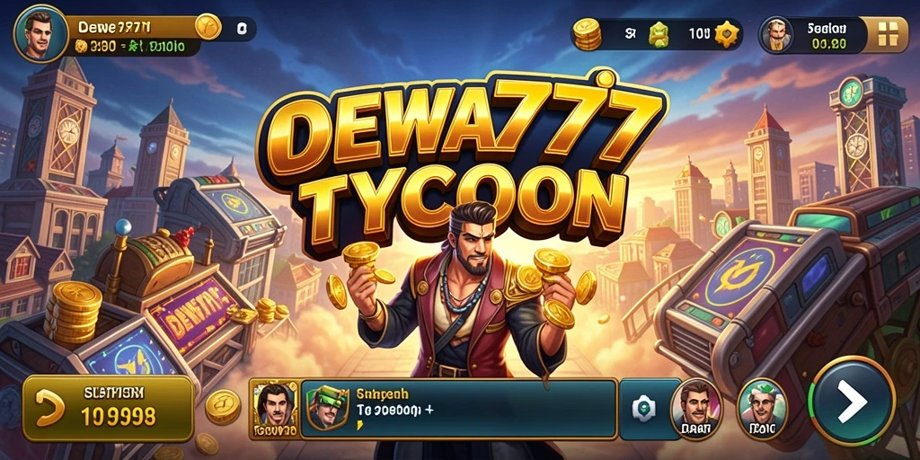 Tampilan gameplay DEWA777 dengan elemen kebangkitan bisnis yang menarik.