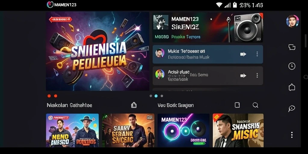 Tampilan gameplay MAMEN123 yang seru dan interaktif.