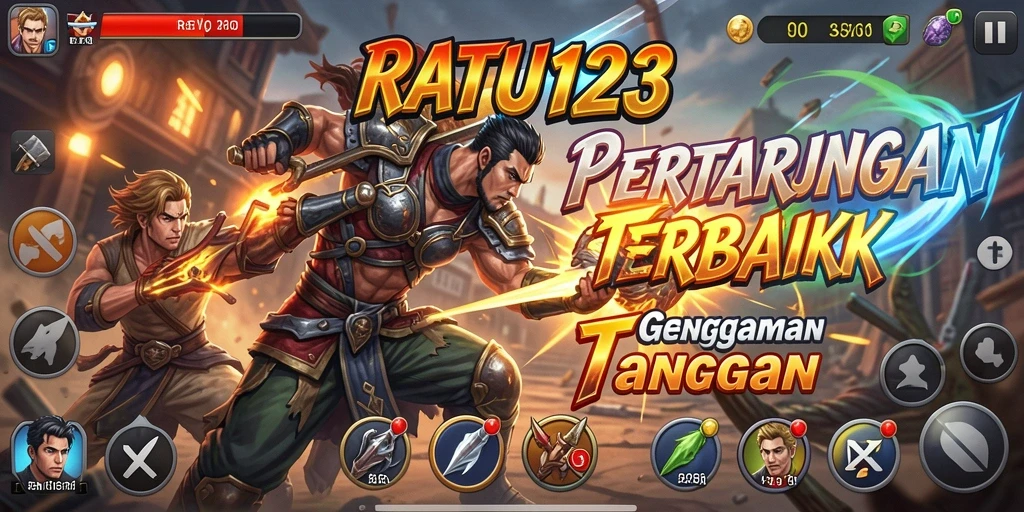 Screenshot gameplay <strong>RATU123</strong> menampilkan aksi pertarungan yang intens dan grafis luar biasa.