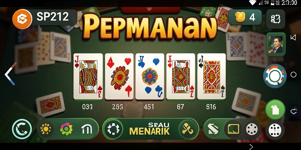 Tampilan menarik dari gameplay Domino di SP212.