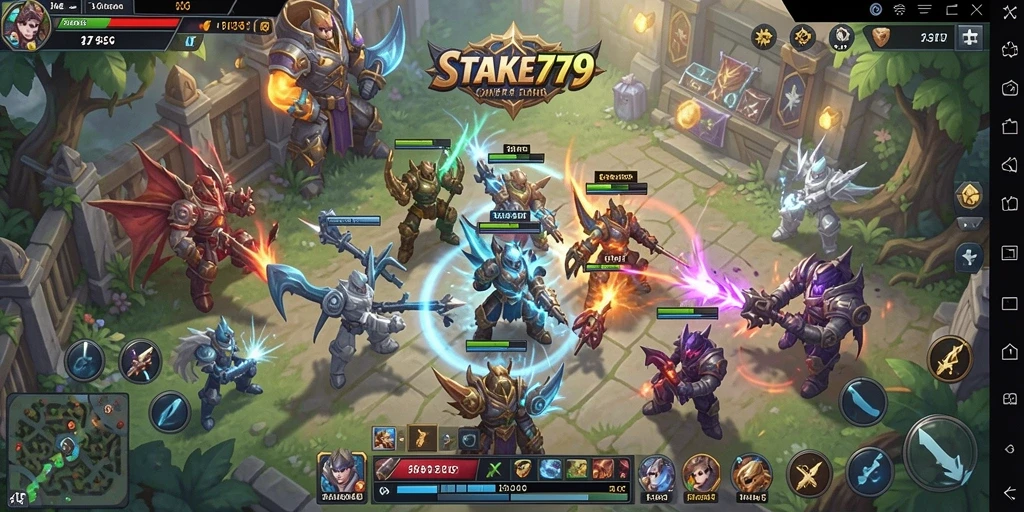 Tangkapan layar gameplay STAKE779 menampilkan strategi yang mendalam dan interaksi aliansi.